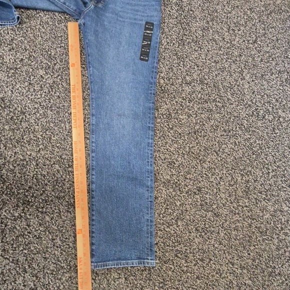 J.Crew Straight Selvedge Flex Jeans Mens 34x32 Dark Wash Denim NWT $158 - Picture 6 of 10